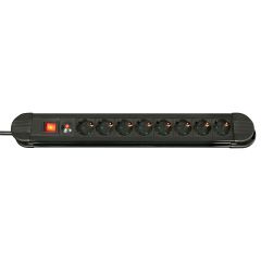 Lindy 73104 удлинитель 8 розетка(и) Для помещений Черный