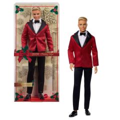 Mattel Barbie Signature 2026 Holiday Blonde Ken Collectible Fashion Doll wearin…