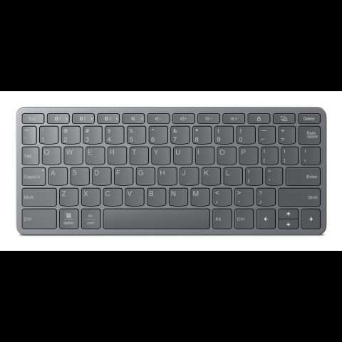 Lenovo Multi-Device Wireless Keyboard Vācu USB Veids-C Pelēks