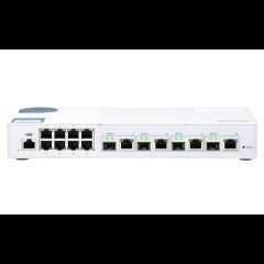QNAP QSW-M408-4C network switch Managed L2 Gigabit Ethernet (10/100/1000) Whi…