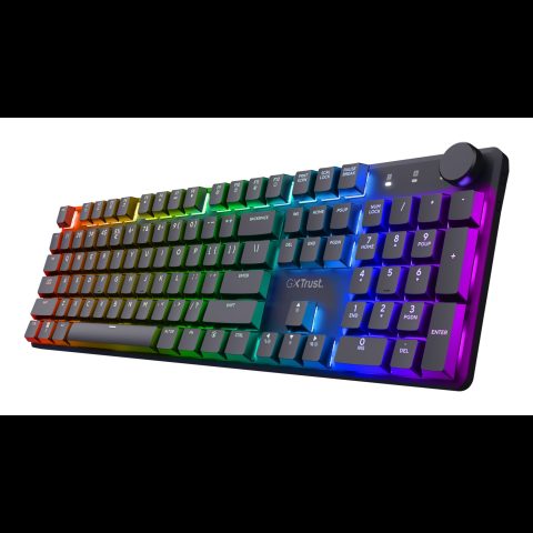 Trust GXT 868 Torix клавиатура Игровой USB + RF Wireless + Bluetooth QWERTY Ам…