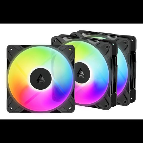 Arctic Freezer P12 Pro Reverse A-RGB - 3 Pack Datora korpusam Ventilators 12 cm…