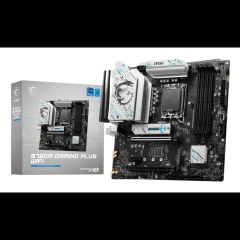 MSI B760M GAMING PLUS WIFI mātes plate Intel B760 LGA 1700 mikro ATX