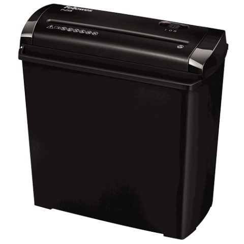 Fellowes P-25S papīra smalcinātājs Smalcināšana joslās 22 cm Melns