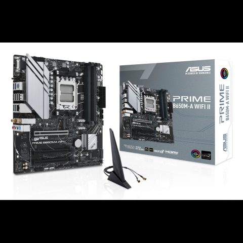 Asus PRIME B650M-A WIFI II AMD B650 AM5 pieslēgvieta mikro ATX