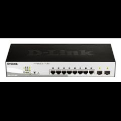 D-Link DGS-1210-08P Managed L2 Gigabit Ethernet (10/100/1000) Power over Ethern…