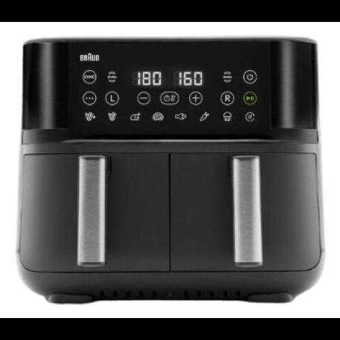 Braun TD 3030I BK Двойной 8 L Автономный 2850 W Аэрофритюрница с горячим возду…