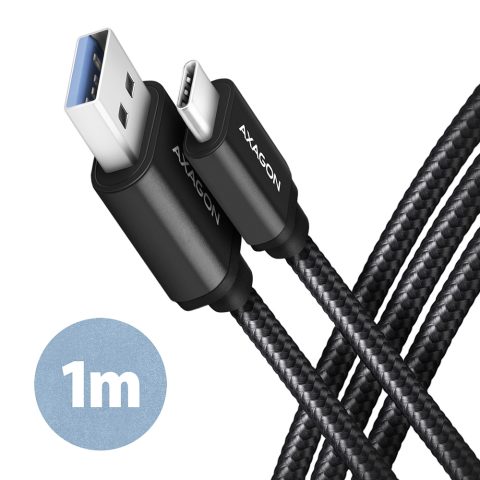 Axagon BUCM3-AM10AB USB kabelis USB 3.2 Gen 1 (3.1 Gen 1) 1 m USB C USB A 5 Gbi…
