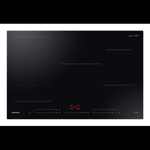 Samsung NZ85C6057FK/U2 варочная поверхность Черный Встроенный 80 cm Плита с зона…