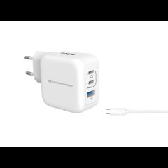 Conceptronic ALTHEA17W PDA/mobīlo telefonu lādētājs Universāls Balts AC Ātrā uzlāde I…