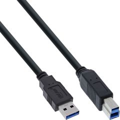 Inline USB 3.2 Gen.1 Cable Type A male / Type B male
