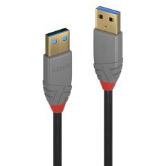 Lindy 36753 USB kabelis USB 3.2 Gen 1 (3.1 Gen 1) 3 m USB A 5 Gbit/s Melns