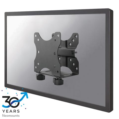 Neomounts NM-TC100BLACK procesora turētājs Monitora statne ar iebūvētu datora turē…