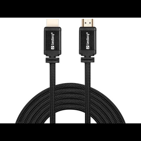 Sandberg 508-99 HDMI kabelis 3 m HDMI Type A (Standard) Melns