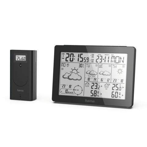 Hama Meteotime Black Battery
