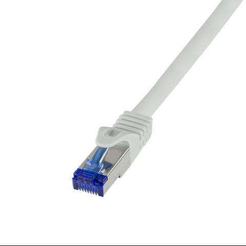 LogiLink C6A052S networking cable Grey 2 m Cat6a S/FTP (S-STP) Round