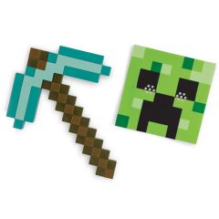 Disguise Minecraft Pickaxe & Mask Set