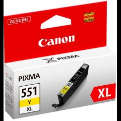 Canon CLI-551XL Y w/sec tintes kārtridžs 1 pcs Oriģināls Augsta (XL) produktiv…