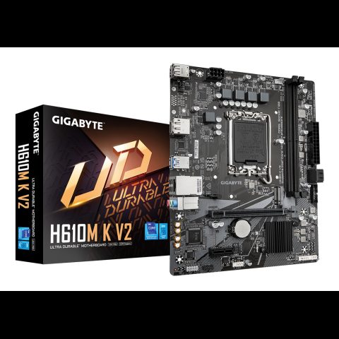 Gigabyte H610M K V2 Motherboard - Intel Core 14th CPUs