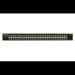 Netgear GS348 Nepārvaldīts Gigabit Ethernet (10/100/1000) 1U Melns
