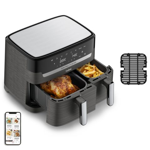 Tefal Dual Easy Fry & Grill EY905B Double 8.3 L Stand-alone 2700 W Hot air fry…