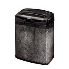 Fellowes M-7Cm papīra smalcinātājs Smalcināšana daļiņās Melns