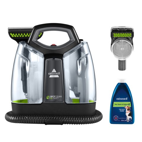 Bissell SpotClean Pet Select paklāju tīrītājs Rokas Sulīga Melns