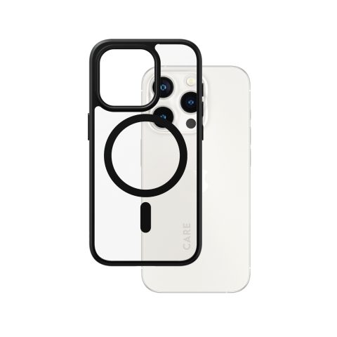 Panzer Glass PanzerGlass CARE™ by ® Urban Combat Case Transparent w. Black MagSafe iP…