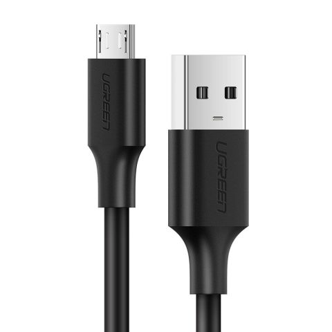 Ugreen UG-60136 USB kabelis USB 2.0 1 m USB A Micro-USB A Melns
