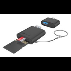 Icy Box IB-CR204-CU3 кардридер USB 3.2 Gen 1 (3.1 Gen 1) Type-A/Type-C Черный