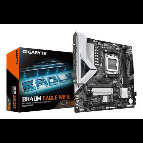 Gigabyte B840M EAGLE WIFI6 материнская плата AMD B840 Socket AM5 Микро ATX