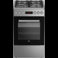 Beko FSM52320TXDT Brīvi stāvoša plīts Elektrisks Gāzes Nerūsējošs tērauds