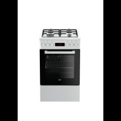 Beko FSE52321DWD plīts & cepeškrāsns Brīvi stāvoša plīts Gāze Gāzes Balts