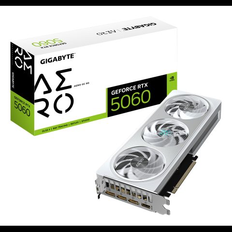 Gigabyte GeForce RTX 5060 AERO OC 8G NVIDIA 8 GB GDDR7