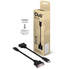 Club 3D CLUB3D HDMI to DVI Single Link Passive Adapter