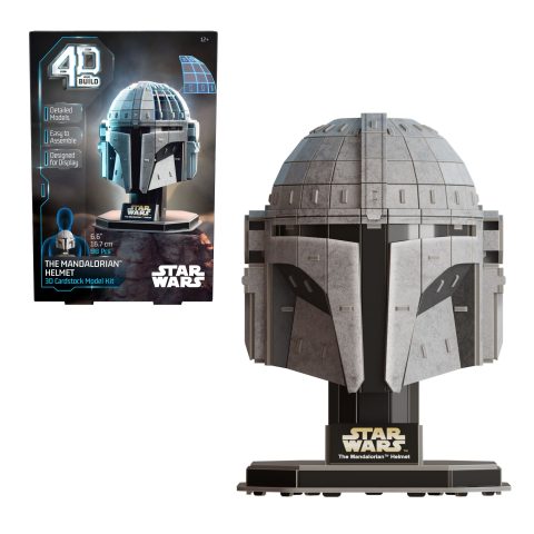 4D Build Star Wars The Mandalorian Helm 3D puzle 88 pcs Televīzijas/film…