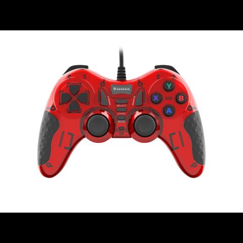 Genesis Mangan 200 Red USB 2.0 Gamepad Analogue / Digital PC