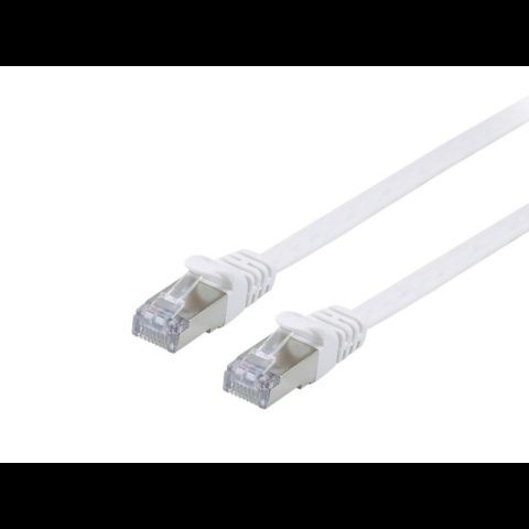 Equip 607612 tīkla kabelis Balts 3 m Cat6a U/FTP (STP) Plakans