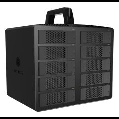 Icy Box IB-3710-C31 HDD/SSD korpuss Melns 2.5/3.5"
