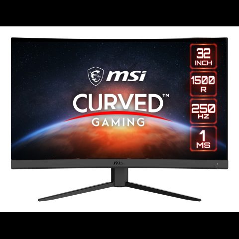 MSI G32C4X monitori 80 cm (31.5") 1920 x 1080 pikseļi Full HD Melns