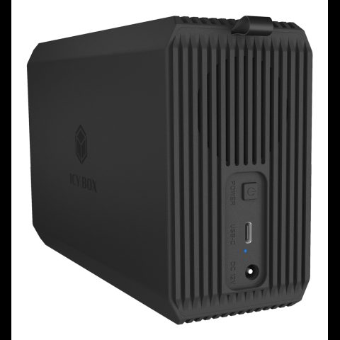 Icy Box IB-RD3720-CU3 HDD/SSD enclosure Black 2.5/3.5"