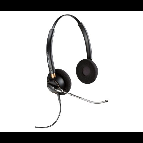 HP Poly EncorePro 520V binaurālais galvas tālrunis VoiceTube +ātrā atvie…