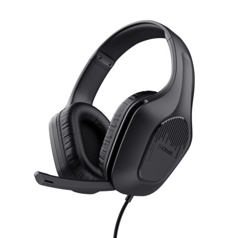 Trust GXT 417 Zirox Гарнитура Проводная Оголовье Игровой Черный