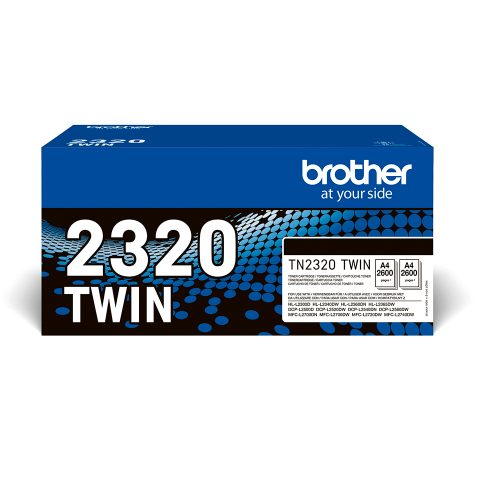 Brother TN-2320TWIN tonera kārtridžs 1 pcs Oriģināls Melns