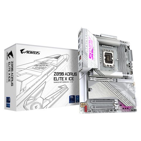 Gigabyte Z890 AORUS ELITE X ICE Intel Z890 LGA 1851 (Socket V1) ATX