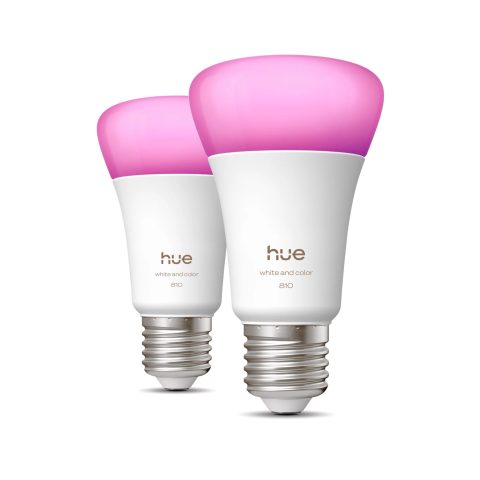 Philips Hue balta un krāsaina atmosfēras gaisma A60 – viedā spuldze E27 – 810