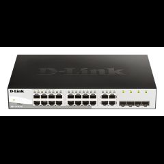 D-Link DGS-1210-20 Vadīts L2 Gigabit Ethernet (10/100/1000) 1U Melns