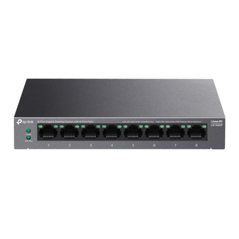 TP-Link LiteWave LS108GP tīkla pārslēgs Nepārvaldīts Gigabit Ethernet (10/100/10…