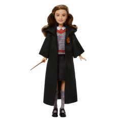 Harry Potter Hermione Granger Fashion Doll in Movie-Inspired Hogwarts Uniform With Wa…