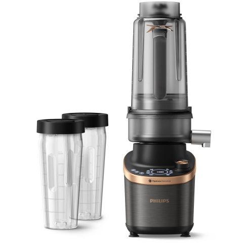 Philips Flip&Juice™ Blender HR3770/10 Lielu apgriezienu blenderis ar integrētu s…